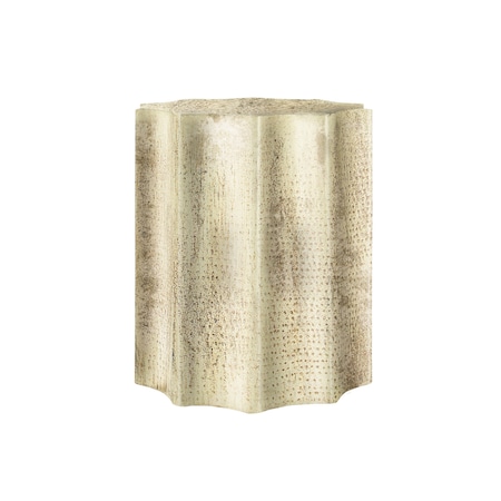 Monarch Specialties Accent Table, Drum, Side, End, Nightstand, Lamp, Living Room, Bedroom, Gold Metal, Contemporary I 3902